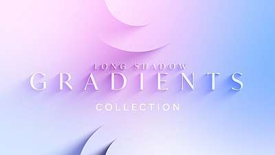 Long Shadow Gradients Collection