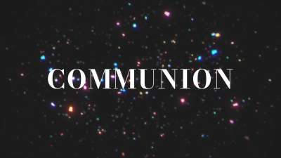 Glitterific New Year Communion