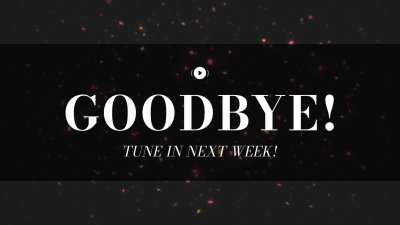 Glitterific New Year Exit Stream