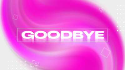 Gradient Swirls Goodbye