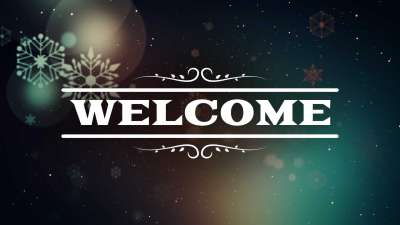 Vintage Christmas Welcome 01